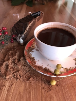 Éléments nutritifs équilibrés alcalins à faible teneur en matière grasse de poudre de cacao de santé pour le pilote, athlète
